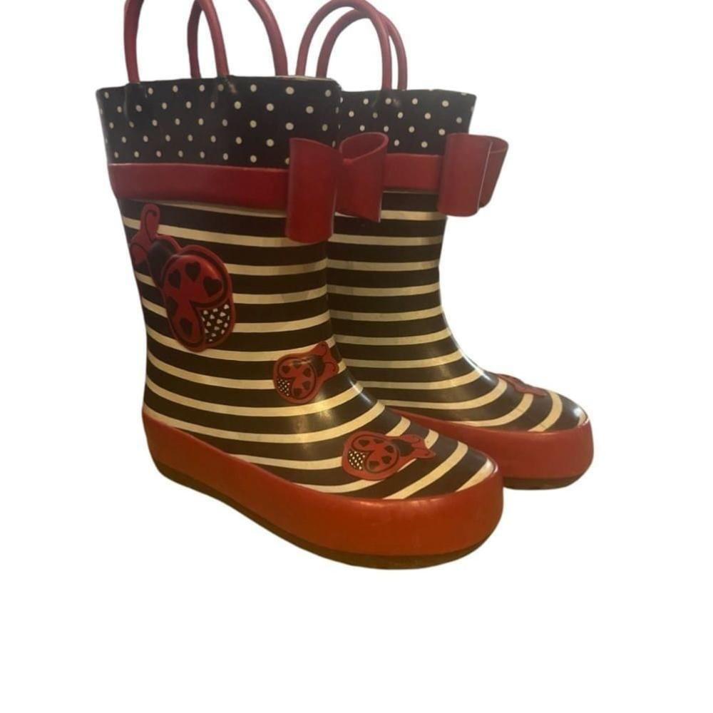 Weather Spirit Ladybug rubber boots